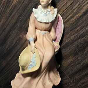 Vintage HOMCO Porcelain Victorian Lady Figurine, "Courtney's Dream" #1439